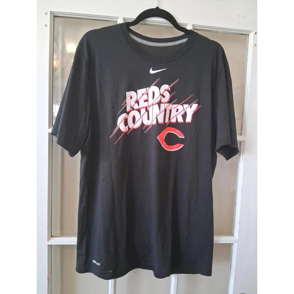 Nike Dri-Fit Large  Black Shirt Reds County U1